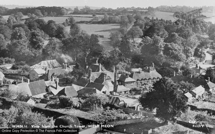 Photo of West Meon, View From The Church Tower c.1955
