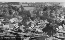 View From The Church Tower c.1955, West Meon