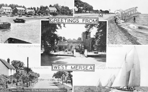 Photo of West Mersea, Composite c.1955