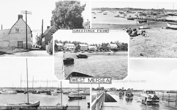 Photo of West Mersea, Composite c.1955