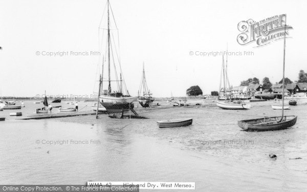 Photo of West Mersea, High And Dry c.1965