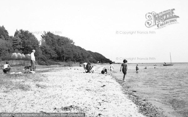 Photo of West Mersea, The Beach c.1955