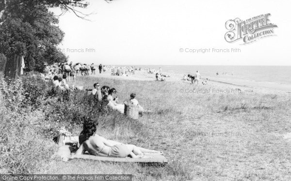 Photo of West Mersea, The Beach c.1965