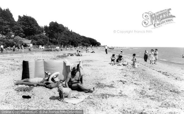 Photo of West Mersea, The Beach c.1965