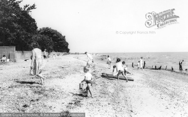 Photo of West Mersea, The Beach c.1965