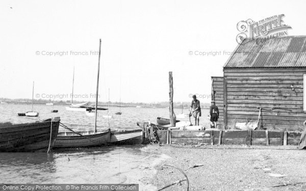 Photo of West Mersea, The Boathouse c.1955