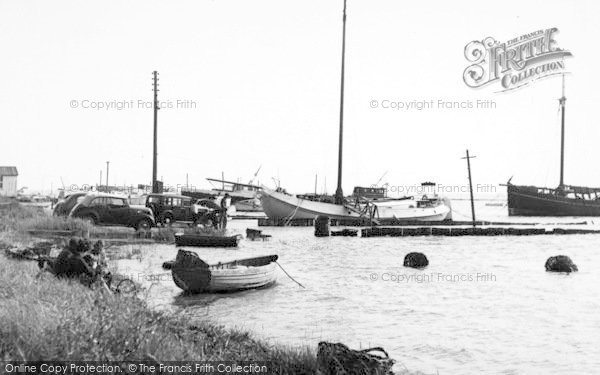 Photo of West Mersea, The Foreshore c.1955