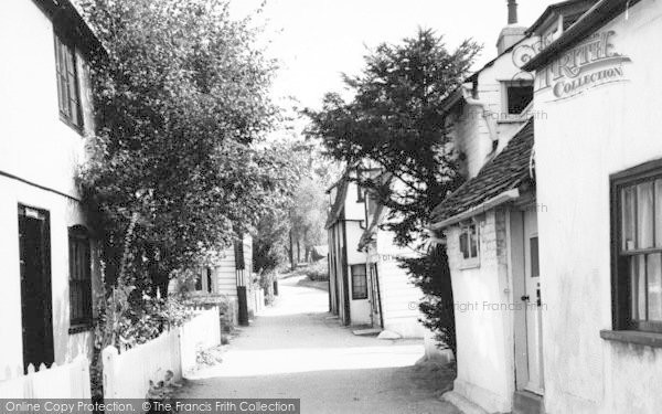 Photo of West Mersea, The Lane, Smuggler's Way, Old Mersea c.1960