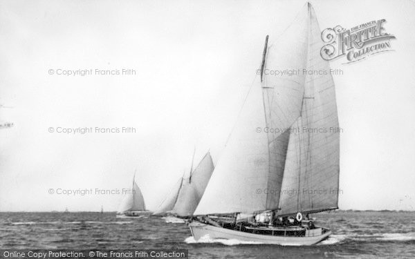 Photo of West Mersea, Yachting c.1955