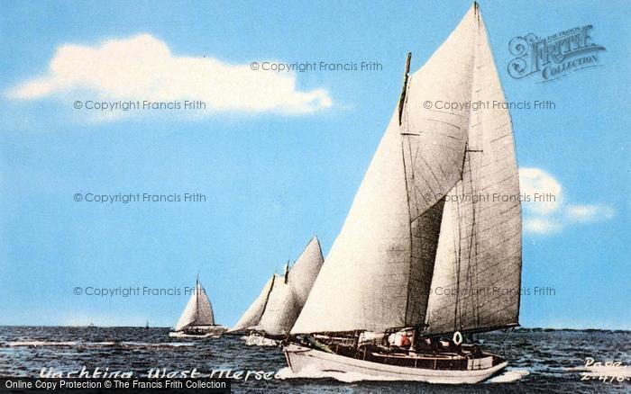 Photo of West Mersea, Yachting c.1955