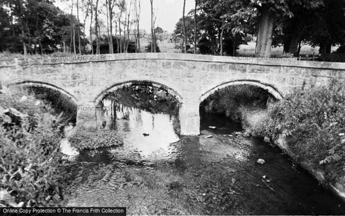 Photo of West Rasen, 14th Century Packhorse Bridge c.1955