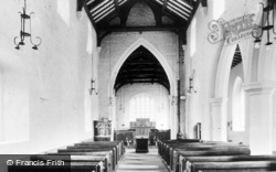 All Saints' Church, Interior c.1955, West Rasen