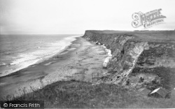 Beach And Cliffs 1938, West Runton