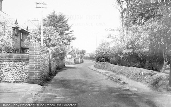 Photo of West Runton, Beach Road c.1955