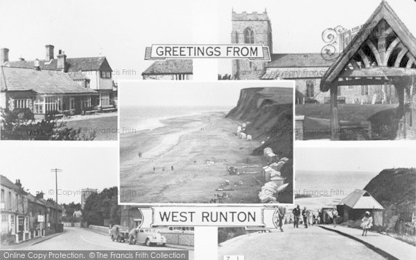 Photo of West Runton, Composite c.1950