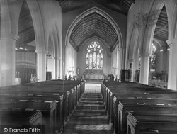 Holy Trinity Church Interior 1933, West Runton