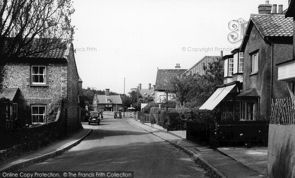 Photo of West Runton, Station Road c.1955