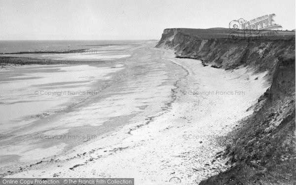 Photo of West Runton, The Beach And Cliffs c.1955