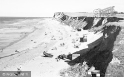 The Beach And Cliffs c.1960, West Runton