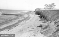 The Cliffs And Beach c.1955, West Runton