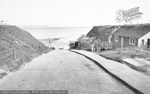 Photo of West Runton, The Gap c.1955