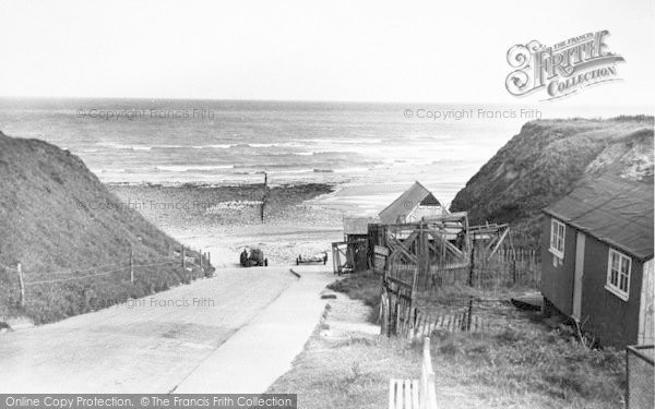 Photo of West Runton, The Gap c.1955