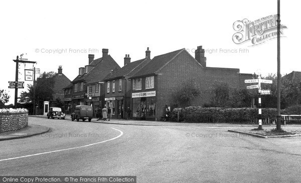 Photo of West Runton, The Village c.1955