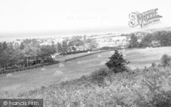 Village, Fields And Sea c.1955, West Runton