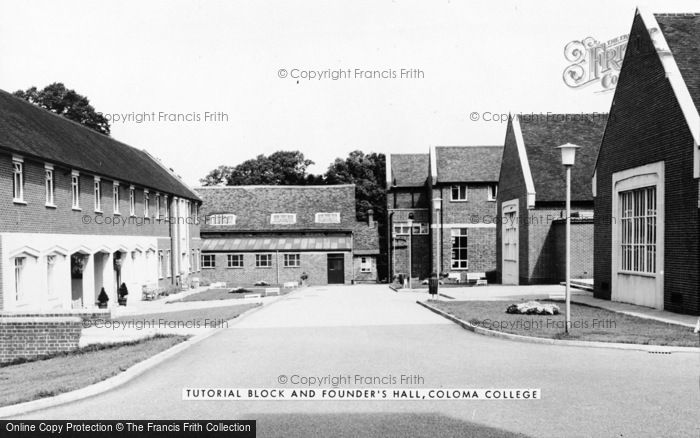 Photo of West Wickham, Coloma College, Tutorial Block And Founder's Hall c.1960