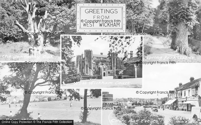 Photo of West Wickham, Composite c.1960