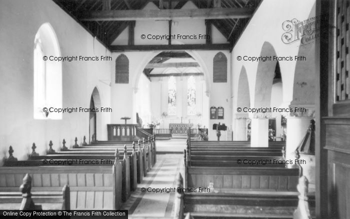 Photo of West Wittering, Church Of St Peter And St Paul, Interior c.1965