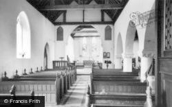Church Of St Peter And St Paul, Interior c.1965, West Wittering