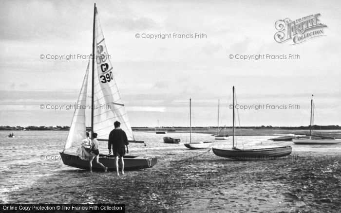 Photo of West Wittering, Yachts On The Shore c.1960