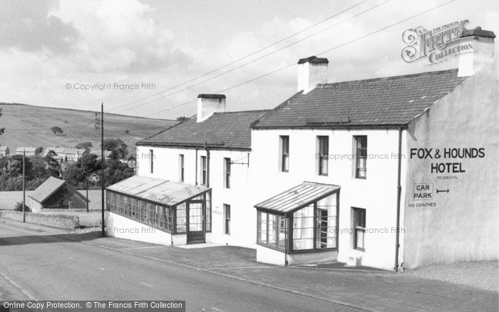 Photo of West Woodburn, Fox And Hounds Hotel c.1955