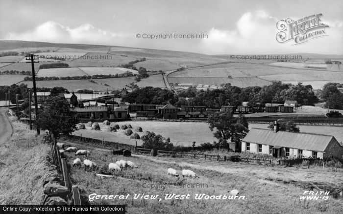 Photo of West Woodburn, General View c.1955