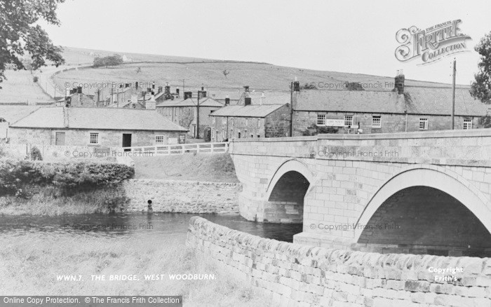 Photo of West Woodburn, The Bridge c.1955
