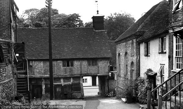 Photo of West Wycombe, Church Lane c.1955