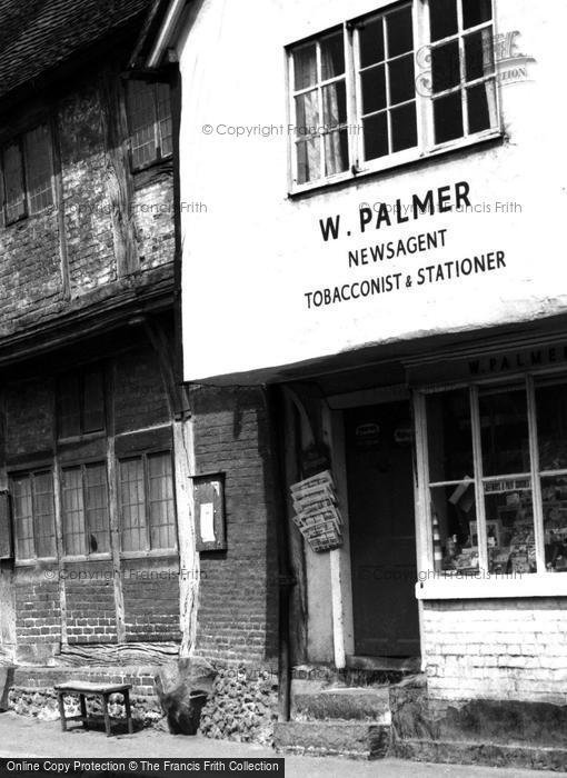 Photo of West Wycombe, The Newsagent 1968
