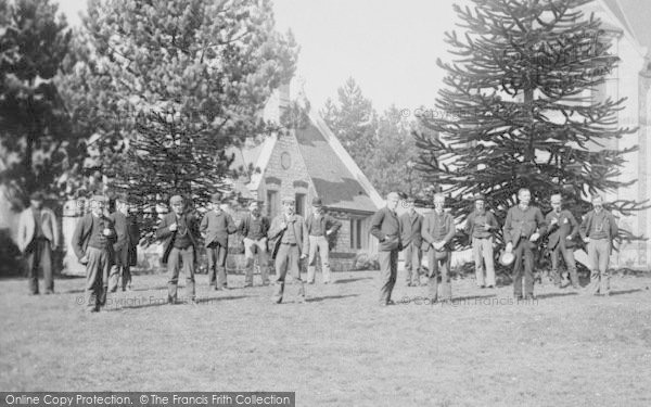 Photo of Westbourne, Men At Herbert Home 1892