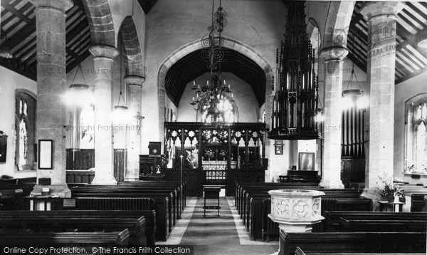 Photo of Westbourne, St John The Baptist's Church Interior c.1955