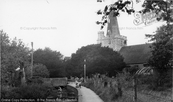 Photo of Westbourne, The Brook c.1955