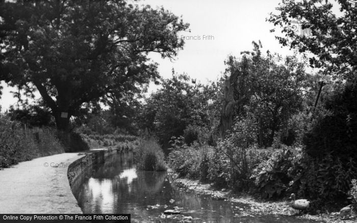 Photo of Westbourne, The Mill Stream c.1955