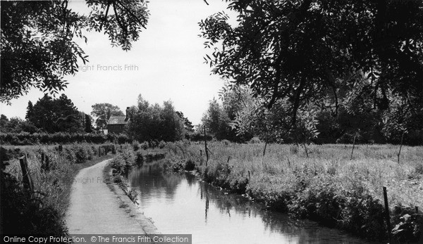 Photo of Westbourne, The Mill Stream c.1955