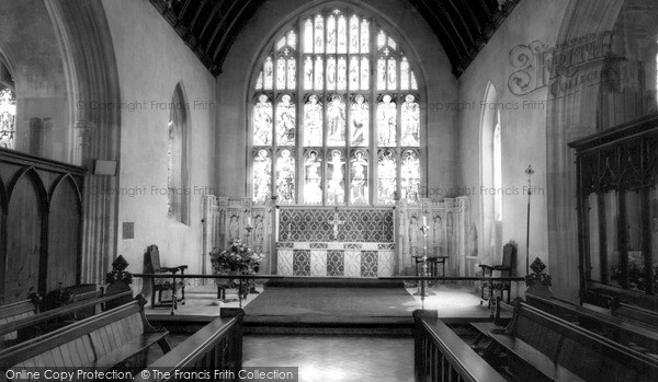 Photo of Westbury, All Saints' Church, Interior c.1955