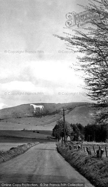 Photo of Westbury, The White Horse c.1955