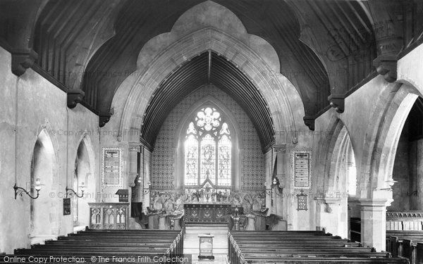 Photo of Westcott, Church Interior 1906