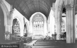 The Parish Church, Interior c.1960, Westerham