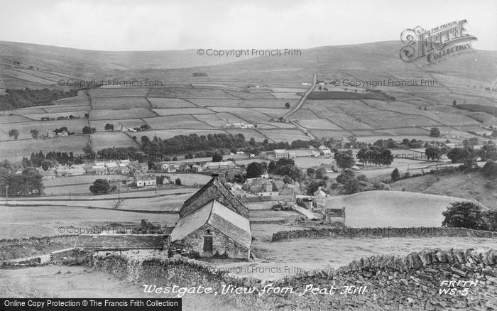 Photo of Westgate, From Peat Hill c.1955