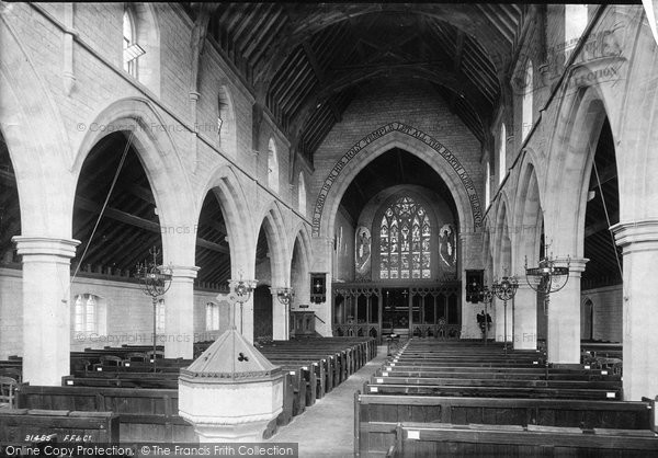 Photo of Westgate On Sea, Church Interior 1892