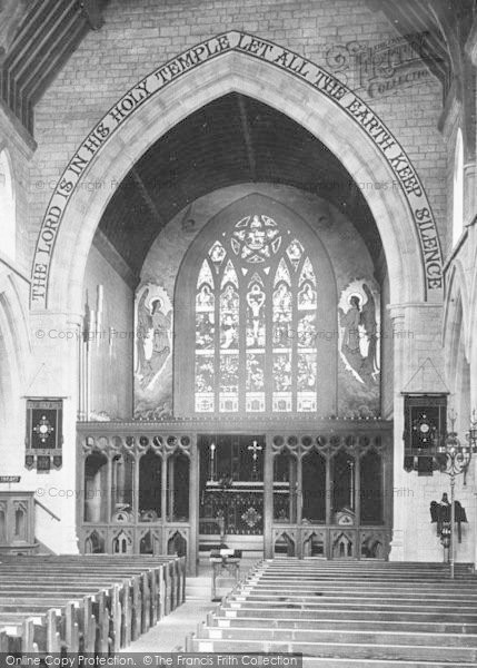 Photo of Westgate On Sea, Church Interior 1892